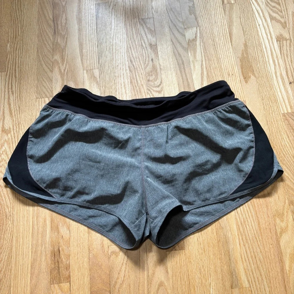 Champion C9 Athletic Shorts Black Grey Lined Zip Pocket